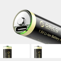 Bateria litowa Orico Ener-G EG5C 1,5 V 2100mWh akumulator AA USB-C z kablem ładującym 4 szt., zdjęcie 7
