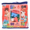 Mega Bloks First Builders. CYP67 Klocki 60 elementów w różowej torbie - zdjęcie