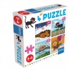 Puzzle z kotem 4w1 - zdjęcie