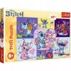 Puzzle 300 elementów. Zakręcony Stitch - zdjęcie