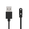 Ładowarka HUL-01 magnetyczna 2-pin 2,8 mm do smartwatchy 60 cm – czarna - zdjęcie