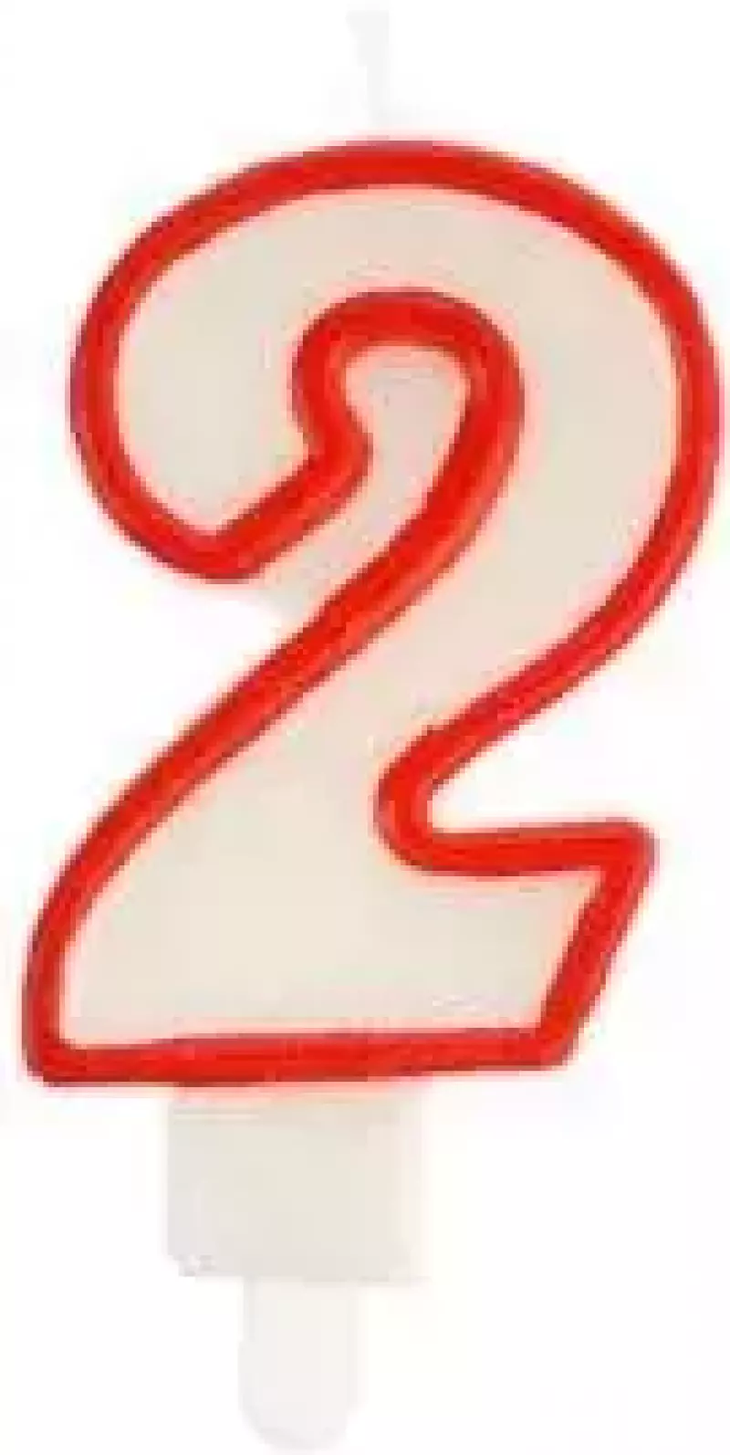 Świeczka 2 czerwona Świeczka 2 czerwona