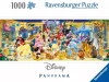 Puzzle 1000 elementów. Panorama. Postacie Disney - zdjęcie