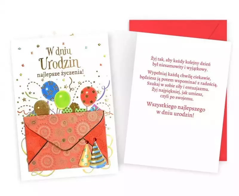 Karnet B6 Urodziny Karnet B6 Urodziny