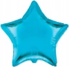 Balon foliowy 18" FX - Gwiazda (satynowy capri), niepakowany - zdjęcie