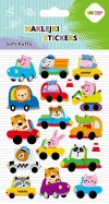 Naklejki dekoracyjne Soft Puffy 3D Animals Cars Happy Color - zdjęcie