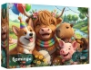 Puzzle 400 elementów. Flamingo, Urodzinowa ekipa - zdjęcie