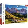 Puzzle 1500 elementów. Dolina Val di Funes, Dolomity, Włochy - zdjęcie