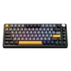 Klawiatura gamingowa Machenike K600-B82W bezprzewodowa mechaniczna podświetlana GR Silver Switch - czarna - zdjęcie