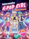 K-pop girl. Koncert marzeń. Kolorowanka - zdjęcie