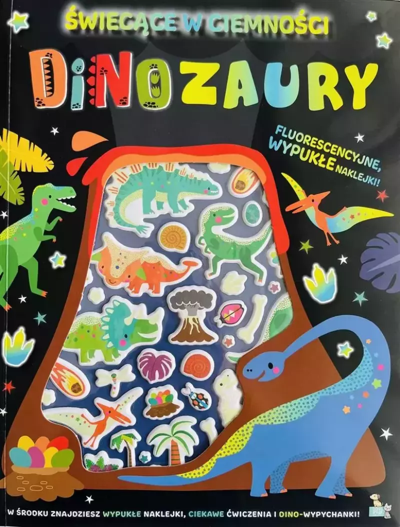 Naklejki świecące w ciemnościach Dinozaury Naklejki świecące w ciemnościach Dinozaury