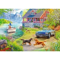 Puzzle 2 x 500 elementów. Letni relaks, zdjęcie 2