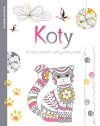 Koty. Kolorowanki antystresowe - zdjęcie