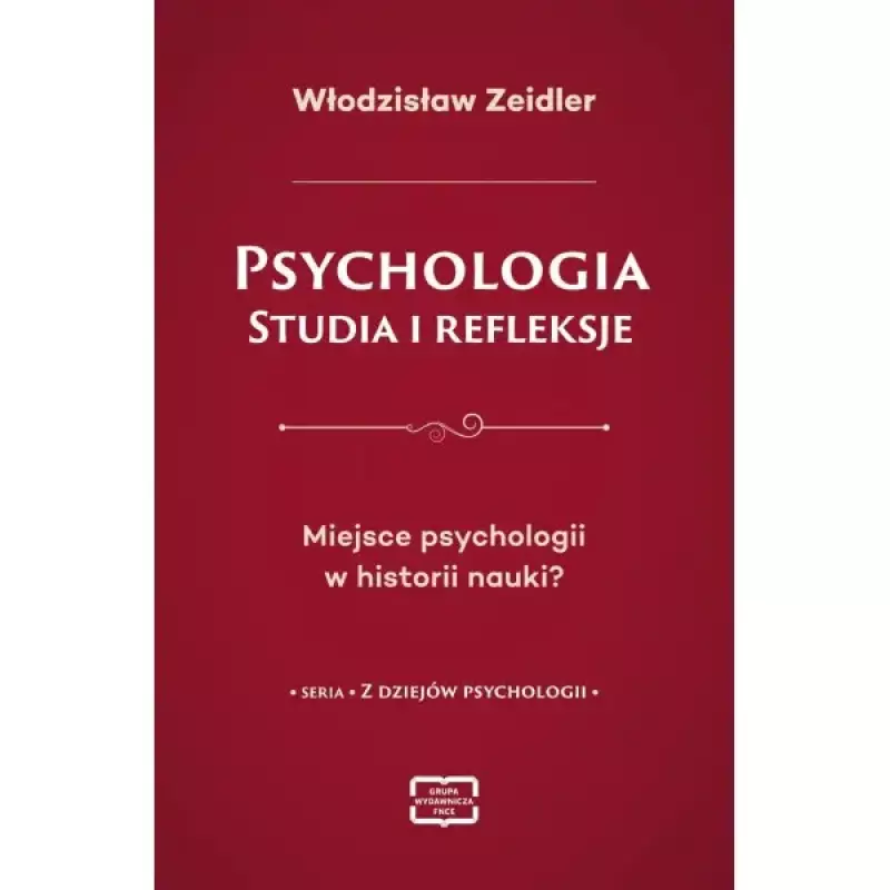 Psychologia. Studia i refleksje Psychologia. Studia i refleksje
