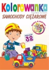 Samochody ciężarowe. Kolorowanka - zdjęcie