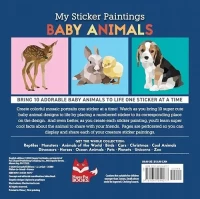 My Sticker Paintings: Baby Animals: 10 Adorable Paintings, zdjęcie 2