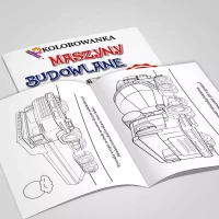 Maszyny budowlane. Kolorowanka z naklejkami, zdjęcie 3