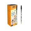 Długopis Cristal Kawaii 1mm czarny BIC - zdjęcie