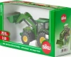 Model traktora John Deere z przednią ładowarką w skali 1:50 - zdjęcie