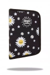 Piórnik jednoklapkowy bez wyposażenia Coolpack Clipper Daisy Black - zdjęcie