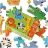Puzzle dla dzieci układanka w puszce zwierzątka safari 25 puzzli 6 obrazków - zdjęcie