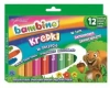 Kredki w sztyfcie bambino 12 kolorów - zdjęcie