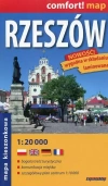 Rzeszów; kieszonkowy laminowany plan miasta 1:20 000 - zdjęcie