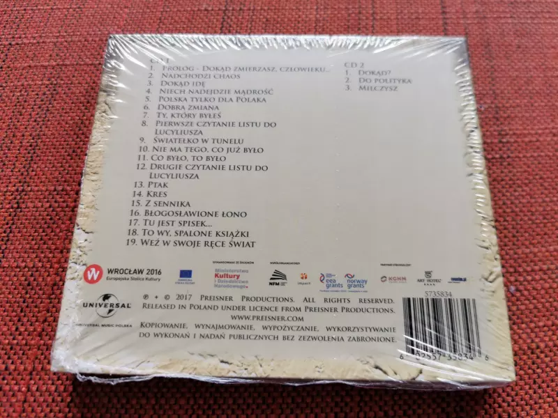 2016 Dokąd?, CD 2016 Dokąd?, CD