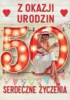 Kartka okolicznościowa Urodziny duża 50 TDF25 - zdjęcie