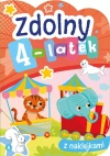 Zdolny 4-latek z naklejkami - zdjęcie