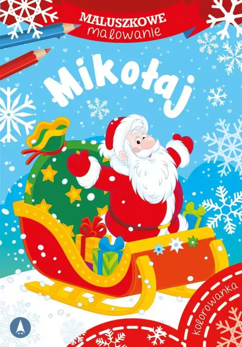 Maluszkowe malowanie. Mikołaj Maluszkowe malowanie. Mikołaj