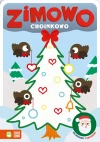 Zimowo choinkowo. Kolorowanki z naklejkami - zdjęcie