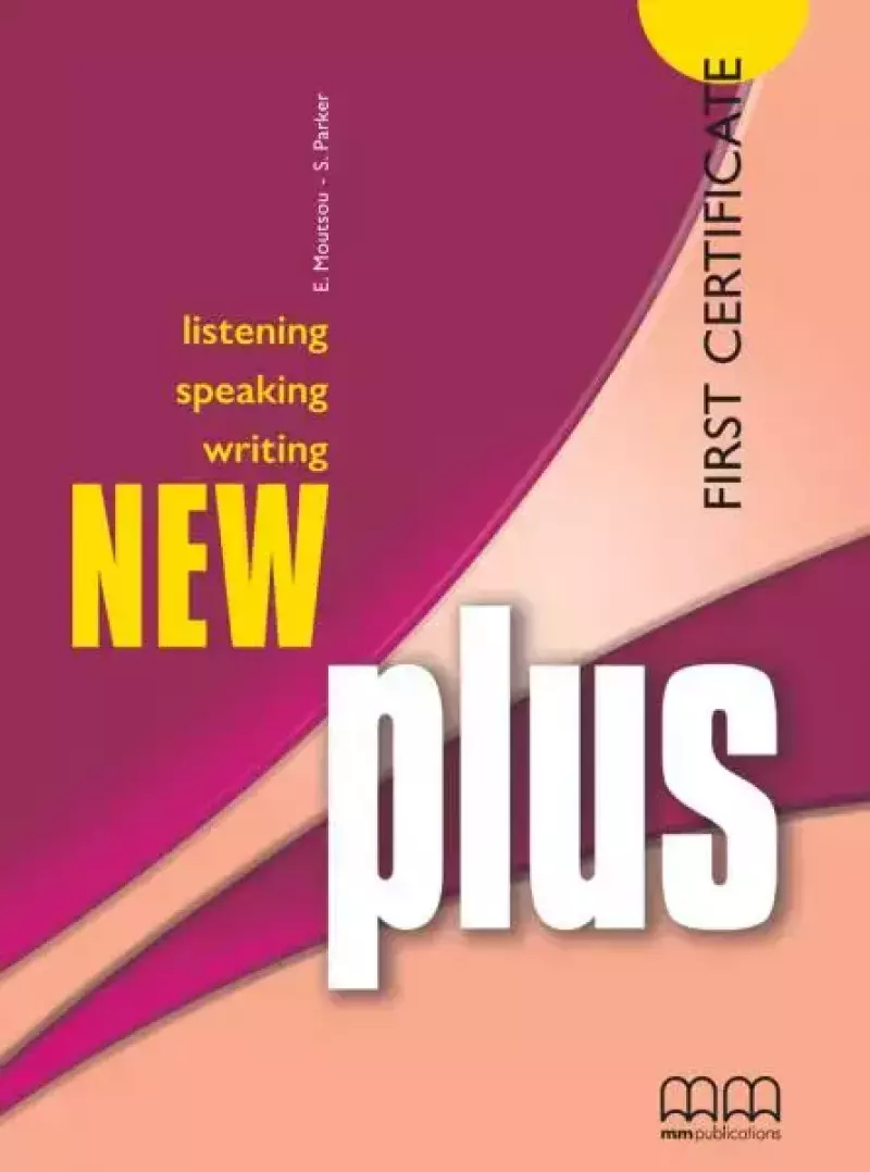 Plus NEW. First certificate. Students book