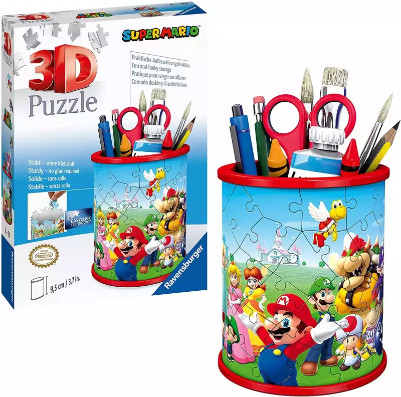 Puzzle 3D 54 elementy. Przybornik Super Mario Puzzle 3D 54 elementy. Przybornik Super Mario