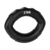 Silikonowy ściskacz do rąk do rehabilitacji rąk, 0 - 27 kg , czarny , REBEL ACTIVE - zdjęcie