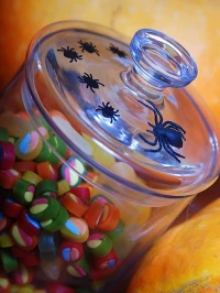 Pająk Party deco 1,2 x 1,2 cm 500 szt., zdjęcie 4