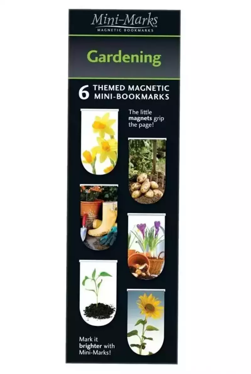 Zakładki magnetyczne Gardening. (6 sztuk)