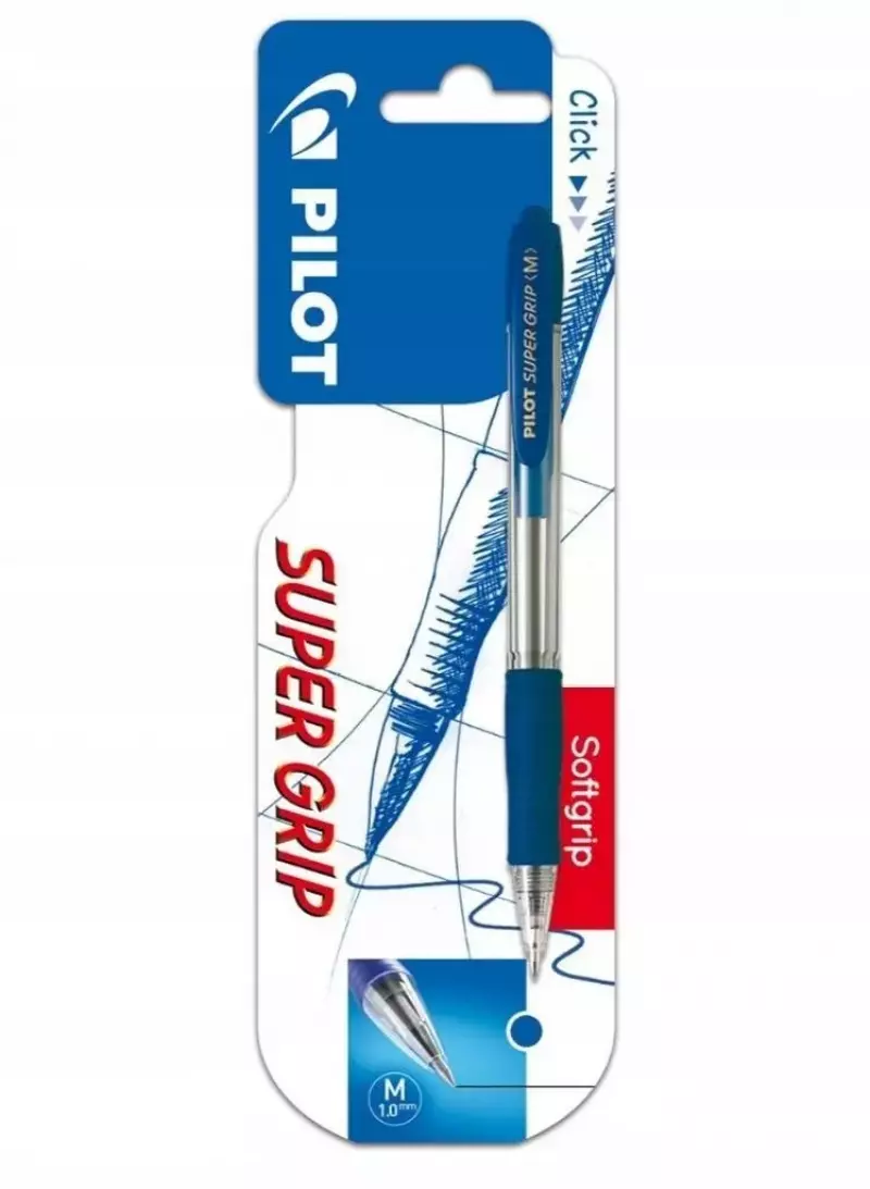 Długopis Super Grip, niebieski Długopis Super Grip, niebieski