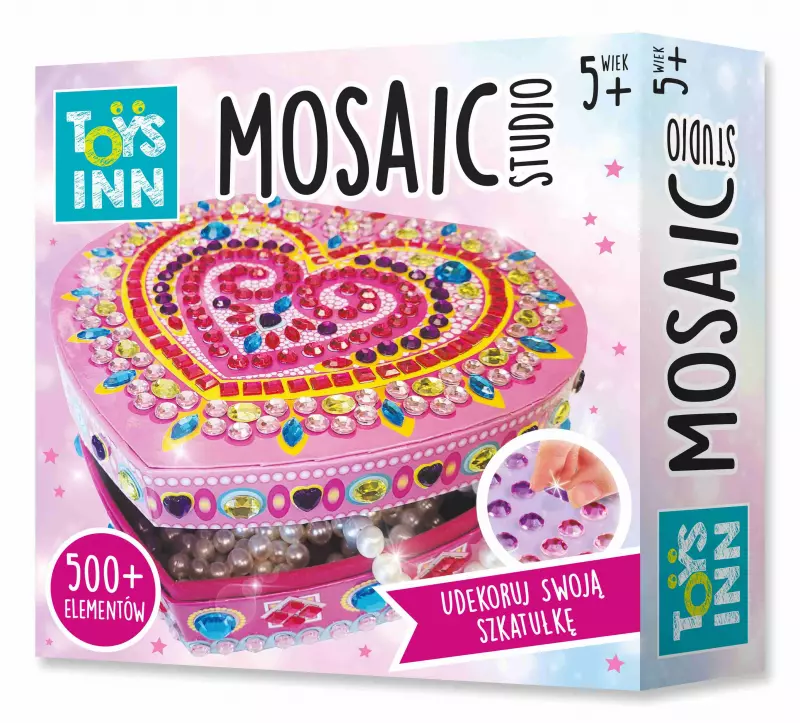 Szkatułka mozaika Serce Szkatułka mozaika Serce