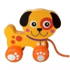 Piesek drewniany do ciągnięcia - zdjęcie