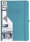 Kalendarz 2026 B5 tygodniowy Jazz, turkusowy - zdjęcie