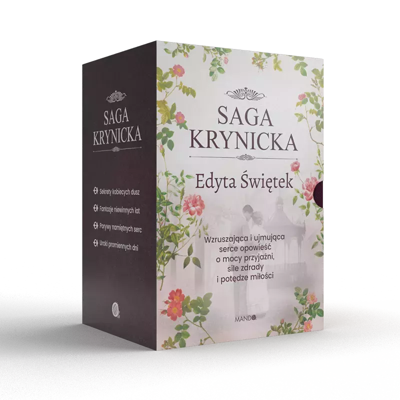 KPL Saga Krynicka (4 pak) Sekrety kobiecych dusz + Fantazje niewinnych lat + Porywy namiętnych serc + Uroki promiennych dni. Sekrety kobiecych dusz + Fantazje niewinnych lat + Porywy namiętnych serc + Uroki promiennych dni KPL Saga Krynicka (4 pak) Sekrety kobiecych dusz + Fantazje niewinnych lat + Porywy namiętnych serc + Uroki promiennych dni. Sekrety kobiecych dusz + Fantazje niewinnych lat + Porywy namiętnych serc + Uroki promiennych dni