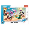 Puzzle 15 elementów, ramkowe. Zabawy na plaży, Disney - zdjęcie