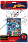 Zestaw do kolorowania kredkami z naklejkami Spiderman SP50019 Kids Euroswan - zdjęcie
