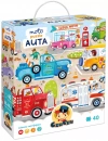 Moto puzzle 40 elementów. Auta - zdjęcie