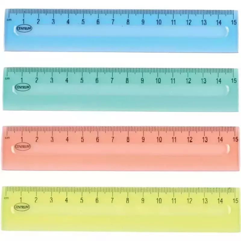 Linijka plastikowa 15cm Linijka plastikowa 15cm