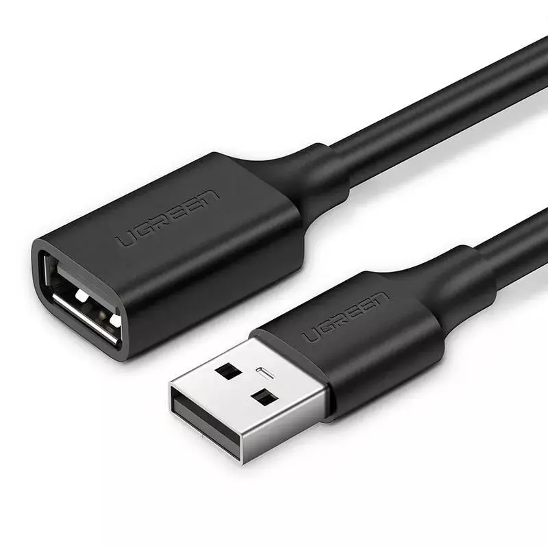 Kabel UGREEN US103 USB-A-USB-A 3m (czarny) Kabel UGREEN US103 USB-A-USB-A 3m (czarny)