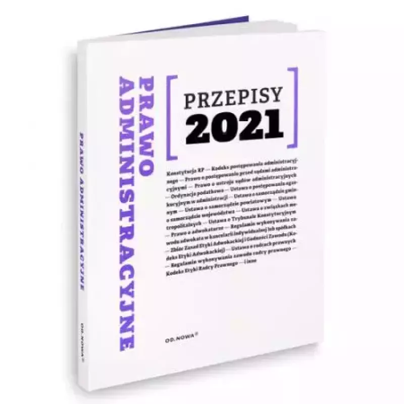 Prawo Administracyjne Przepisy 2021
