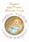 Pamiątka mojej Pierwszej Komunii Świętej+ zawieszka z aniołkiem - zdjęcie