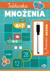 Tabliczka mnożenia. Mazak ścieralny - zdjęcie